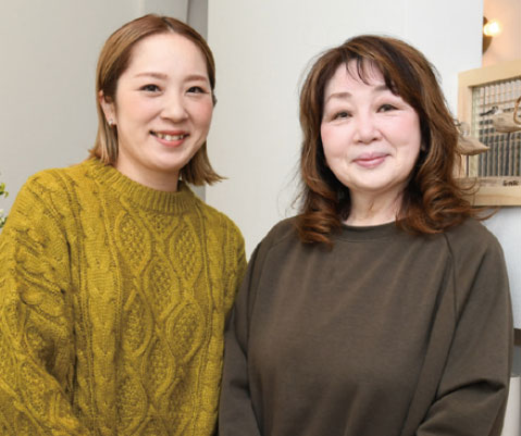 後藤佳子さんと後藤明日香さんの画像